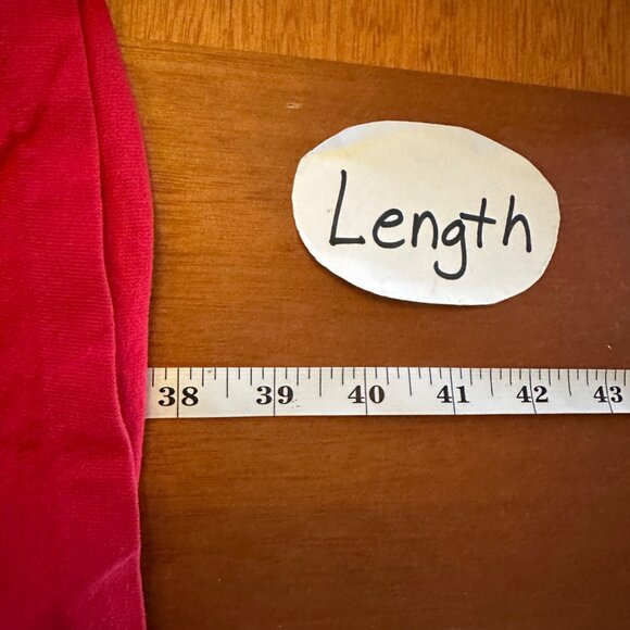 Vintage Disney Mickey Mouse Red Oversized T-Shirt One Size Fits All 100% Cotton - Picture 7 of 11